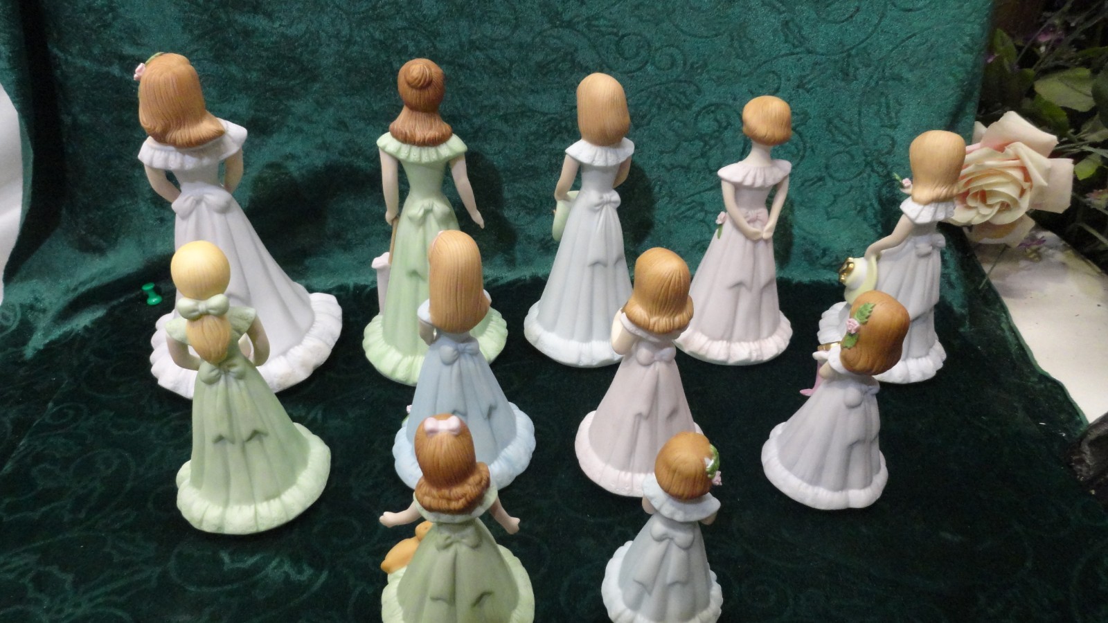 1 Enesco Growing Up Birthday Girls Ages 6-16 Years Vintage 1982 Figurines Bag 2