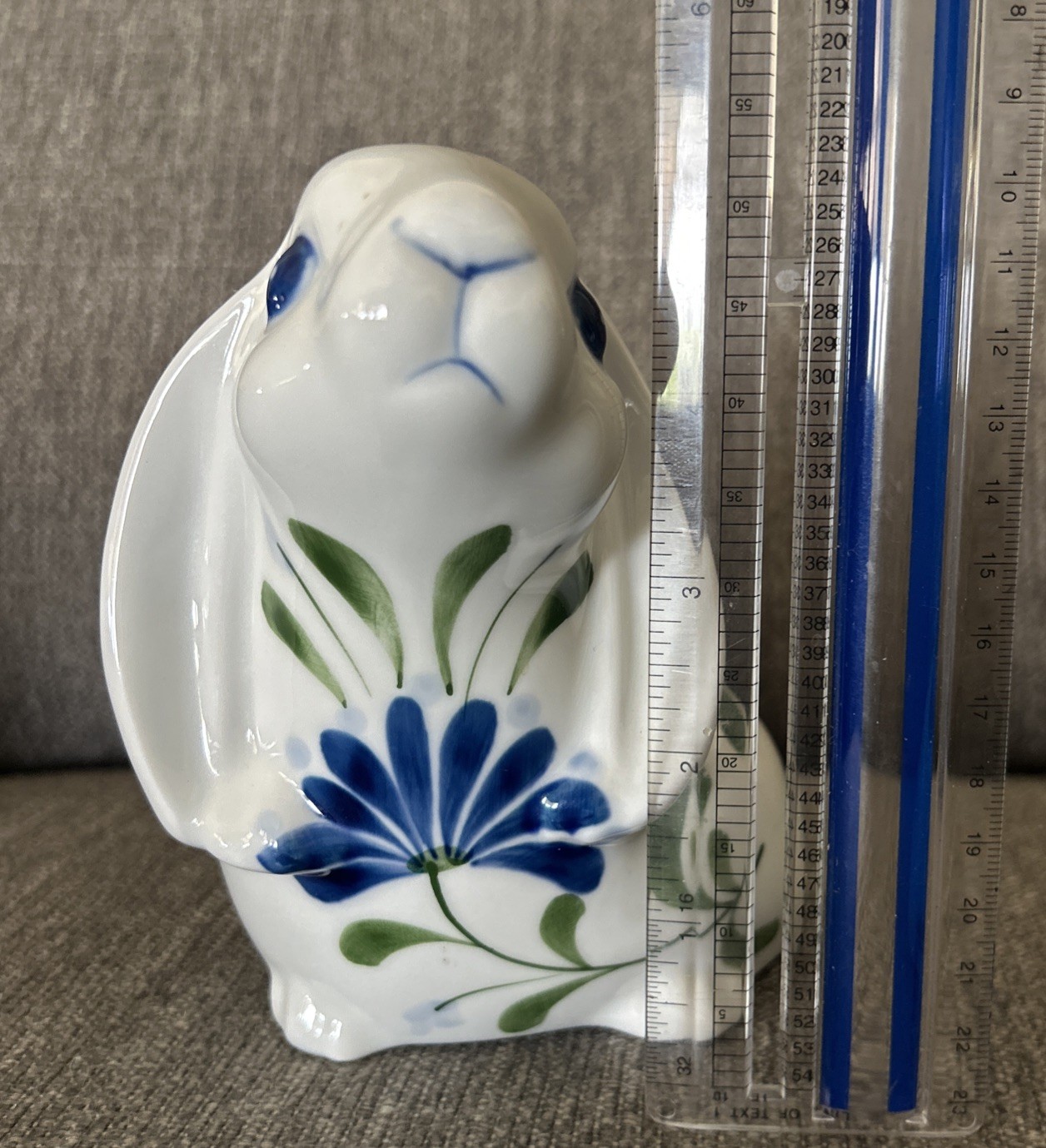 Dansk Int’l Vintage Ceramic “Sage Song” Rabbit Figurine Approx: 5 1/2” H x 4” W