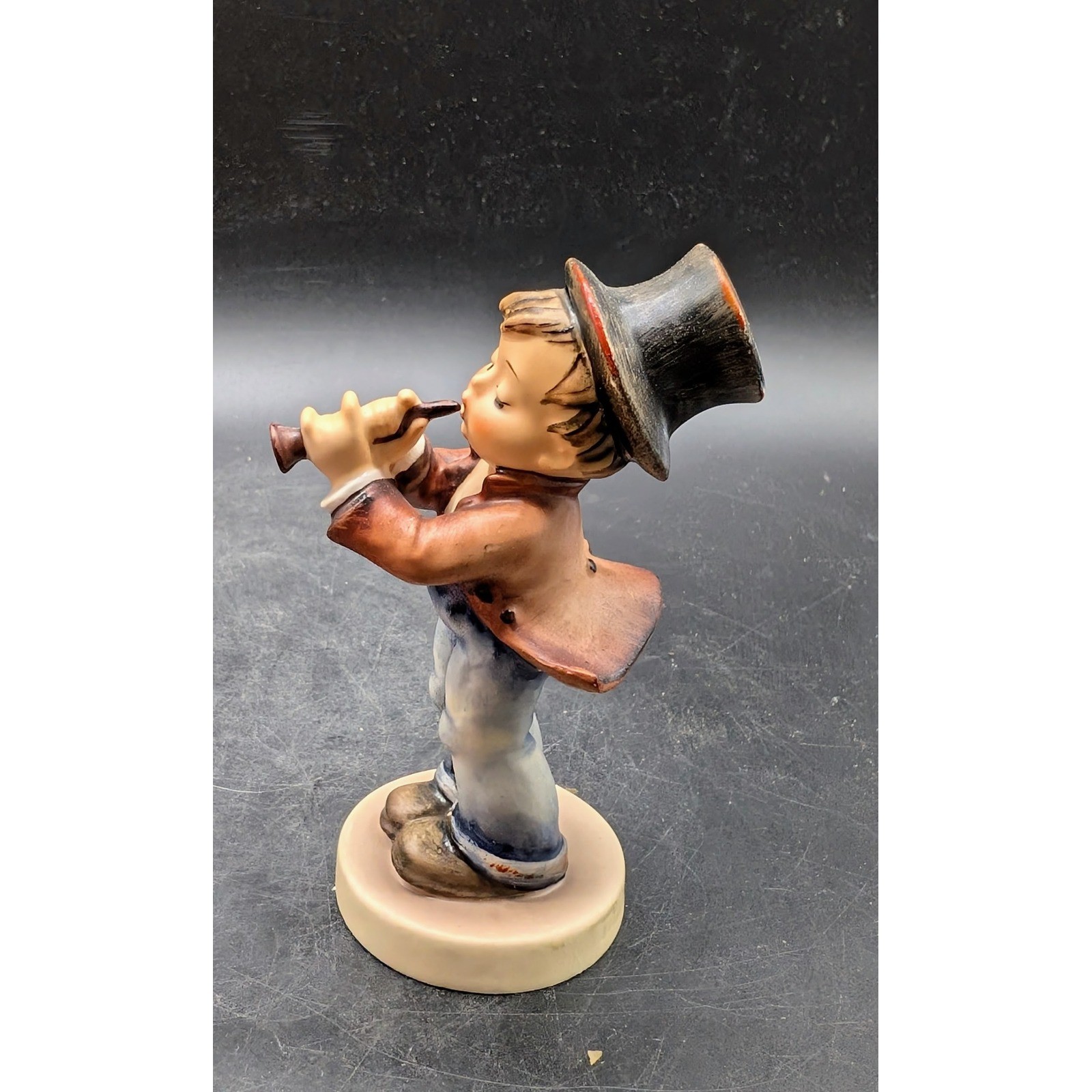 Goebel Hummel Serenade Figurine Boy with Flute and Top Hat Germany