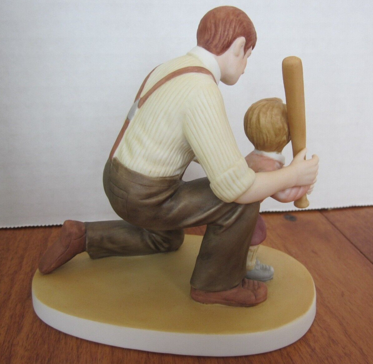 ENESCO 1985 Father and Son Series “FUTURE ALL STAR” Figurine, Original Box, COA