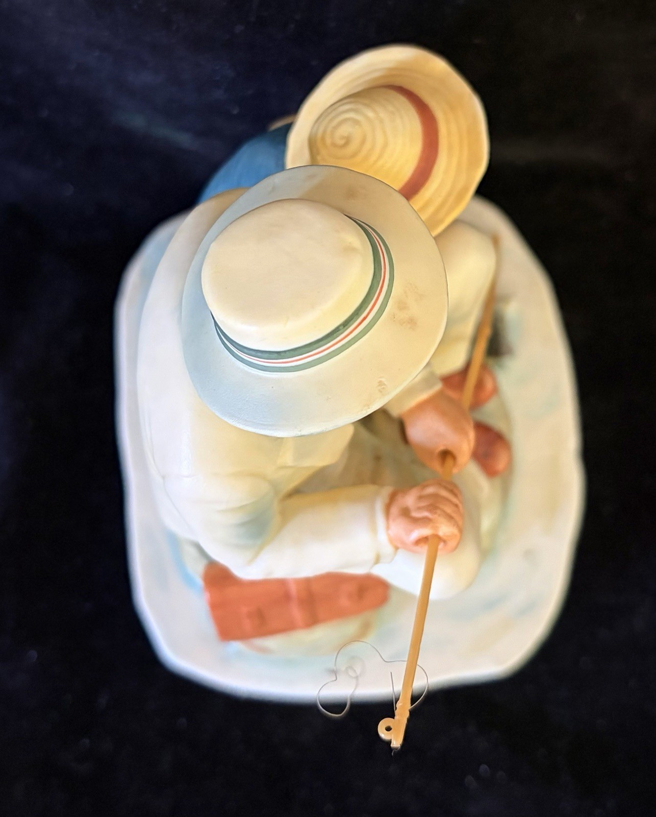 1974 Norman Rockwell Summer “Old Mill Pond” Porcelain Figurine #405