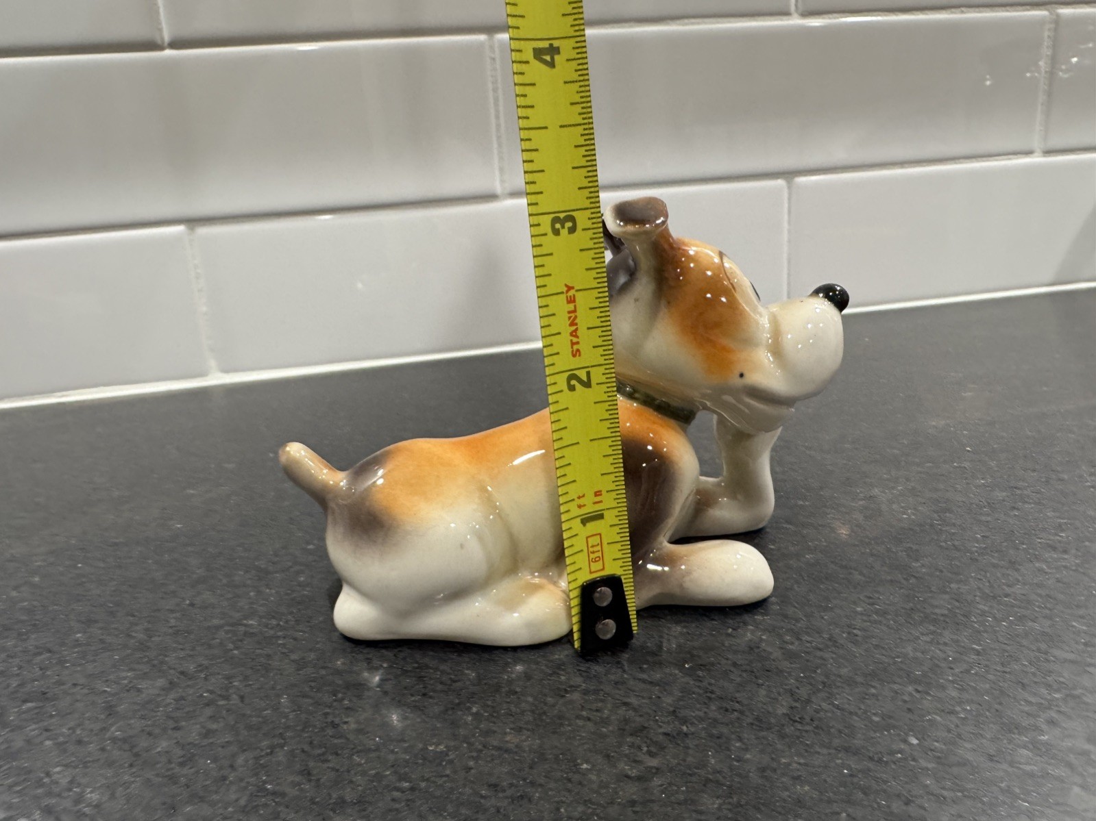 Occupied Japan Porcelain Cartoon Dog Figurine