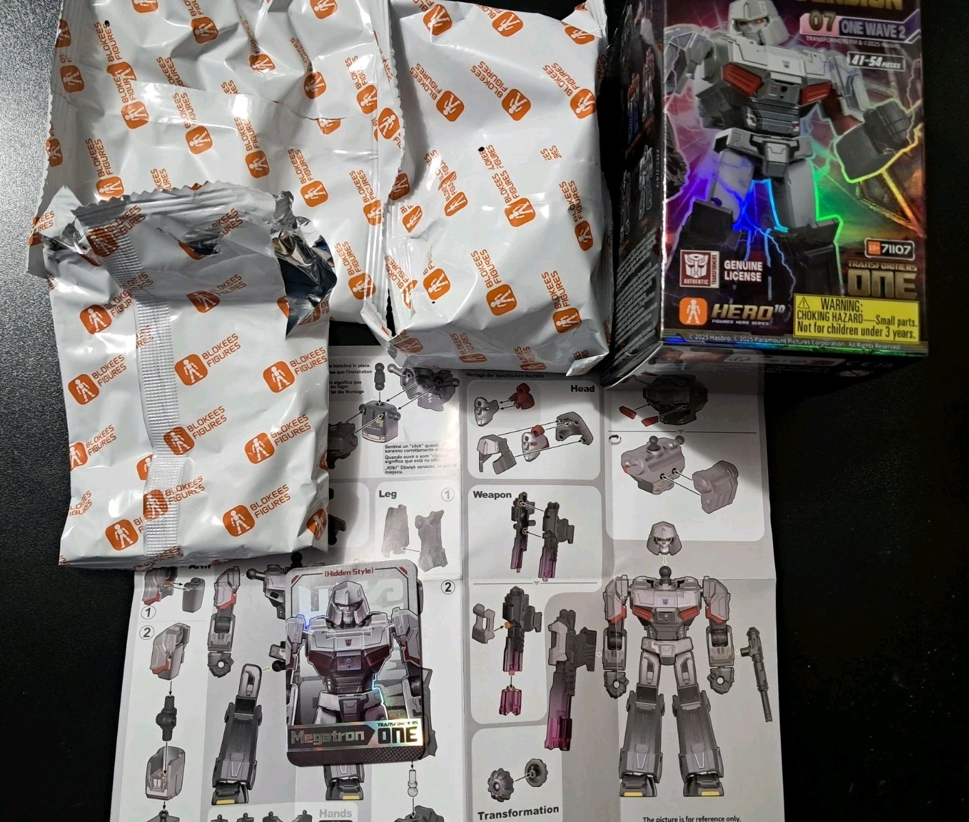 Blokees Transformers Megatron Rare Hidden Model Wave 2 Galaxy Ver. 07 Final Form