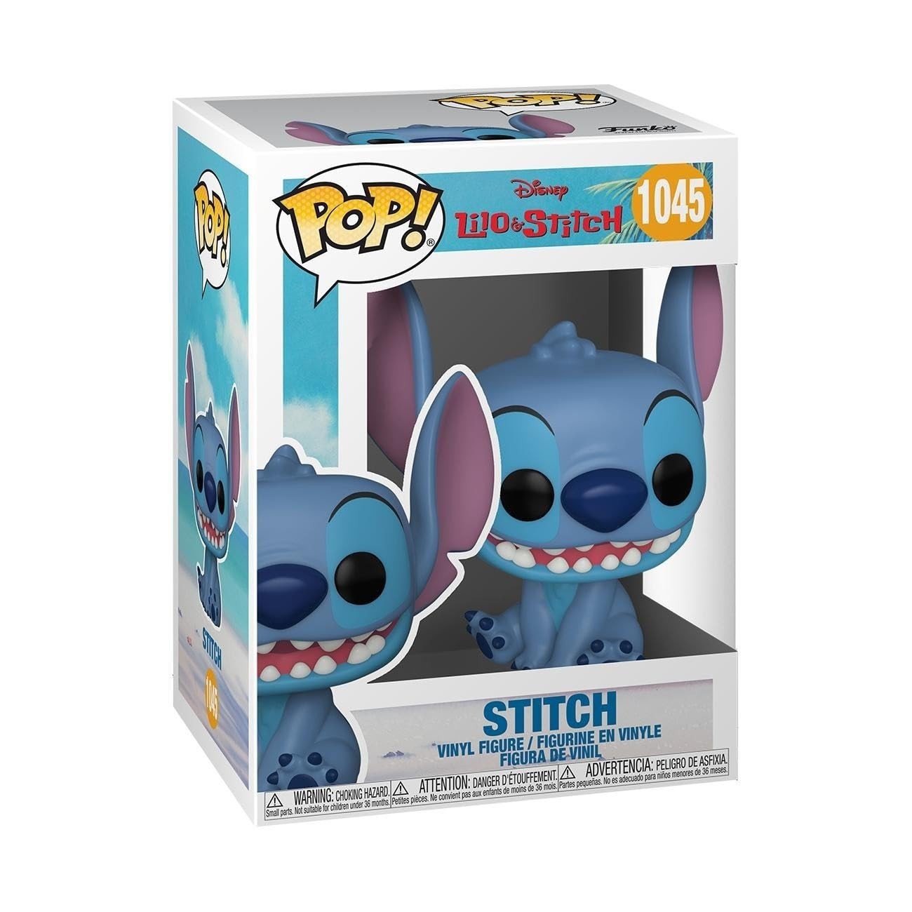 Funko Pop Disney: 1045 Lilo And Stitch Smiling Seated Stitch Standard