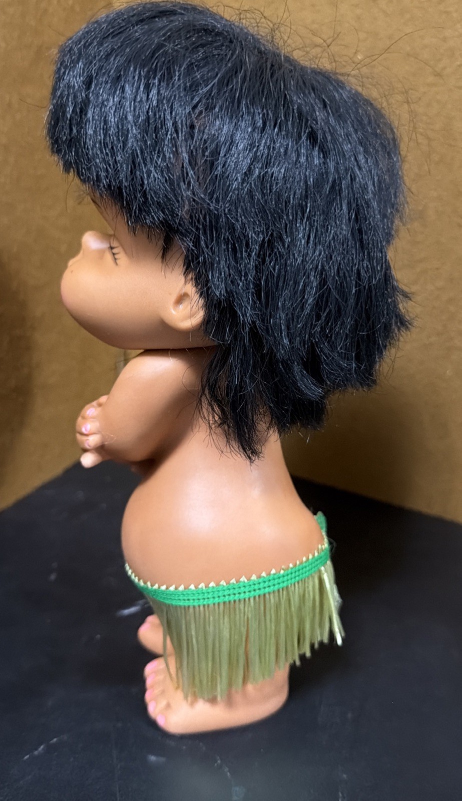 Vintage Pair Of Hawaiin / Samoan / Polynesian Boy And Girl Figures/ Dolls