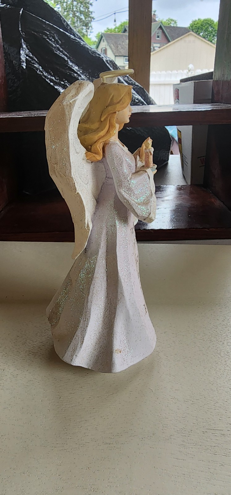 NEW Decorative Angel Figurine – “Where There Is Doubt, There Is a Path to Faith”