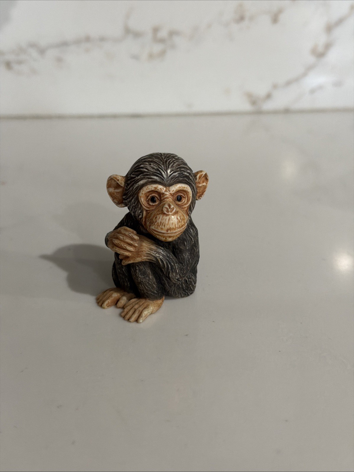 Chimpy Monkey Pot Bellys Figurine Trinket Box