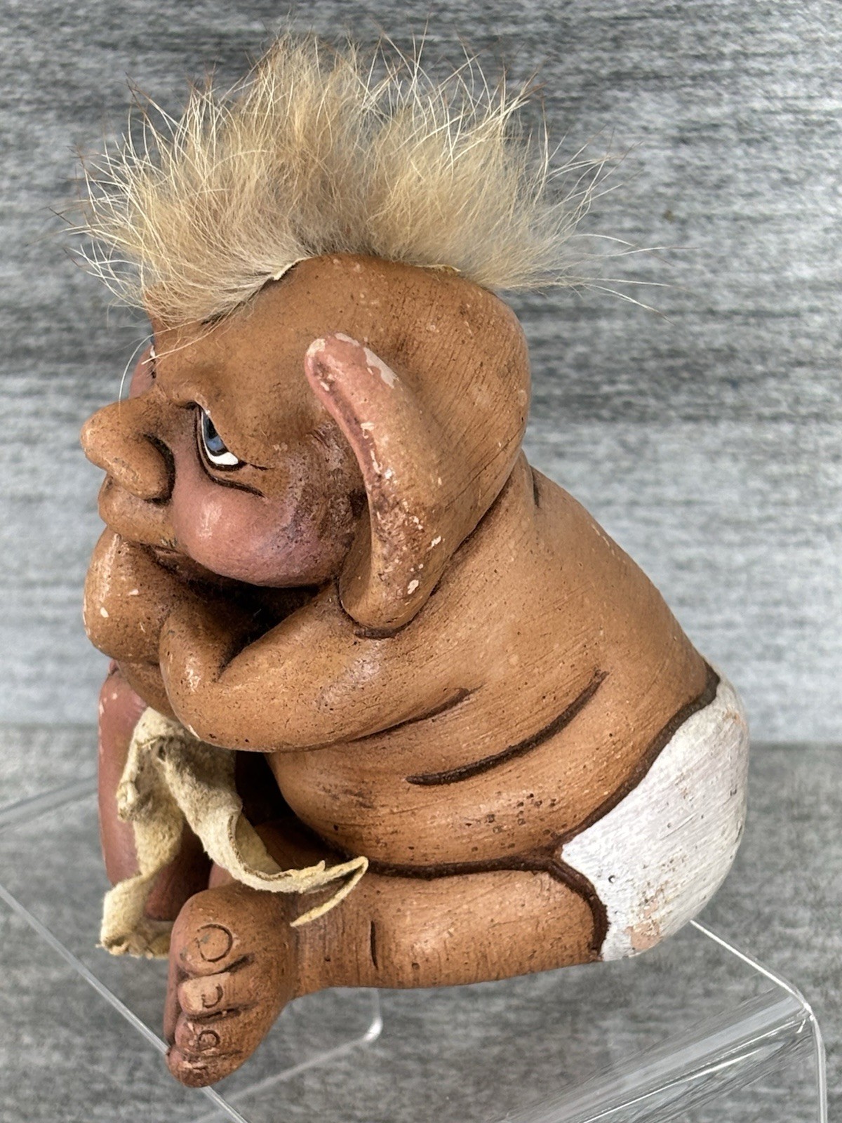 VTG RARE Troll Gargoyle Figurine Statue Figurine Christian & Paul Marshland GOTH