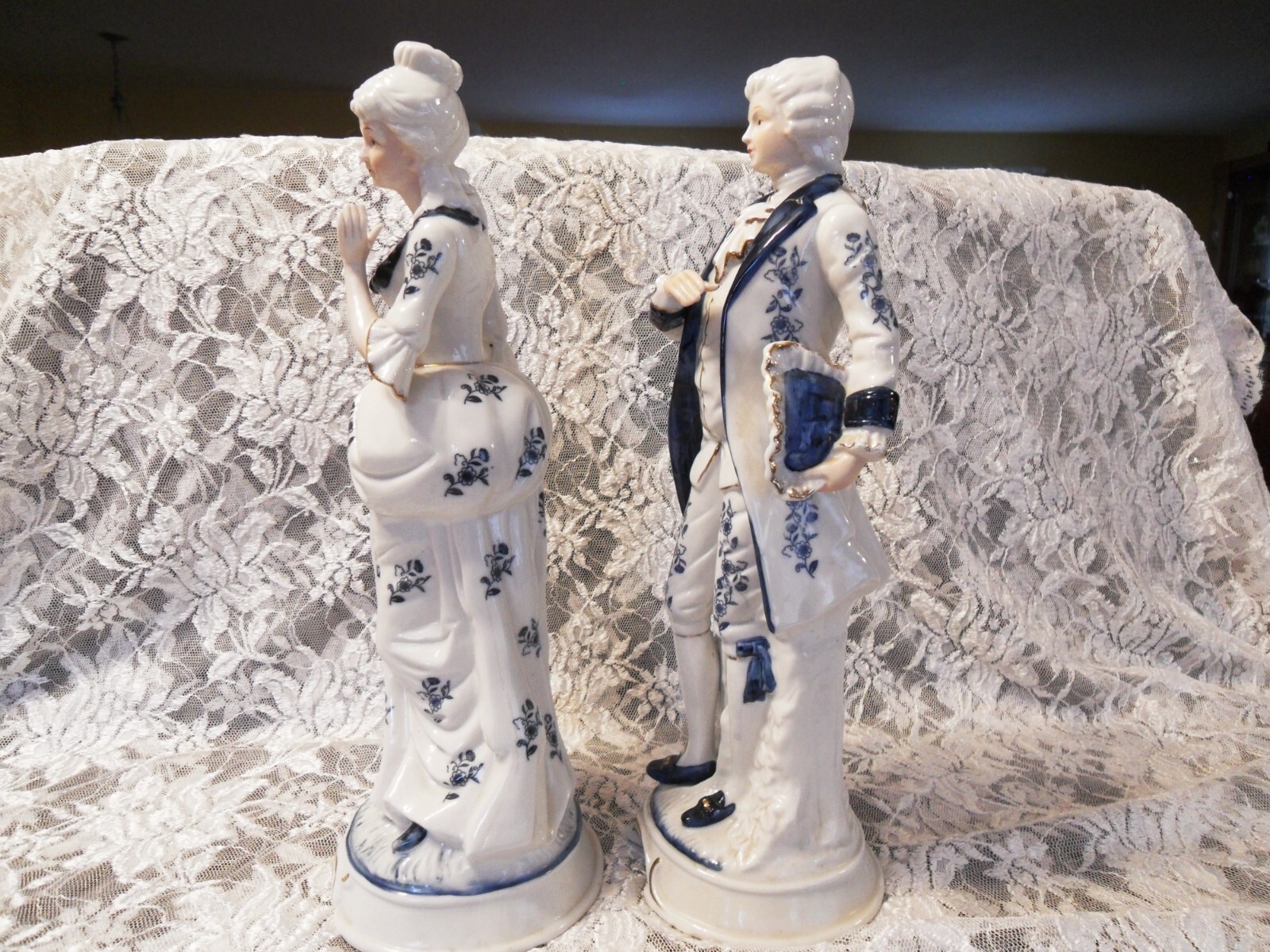 RARE EMPRESS FRENCH COURTING COUPLE FIGURINE BY HARUTA
