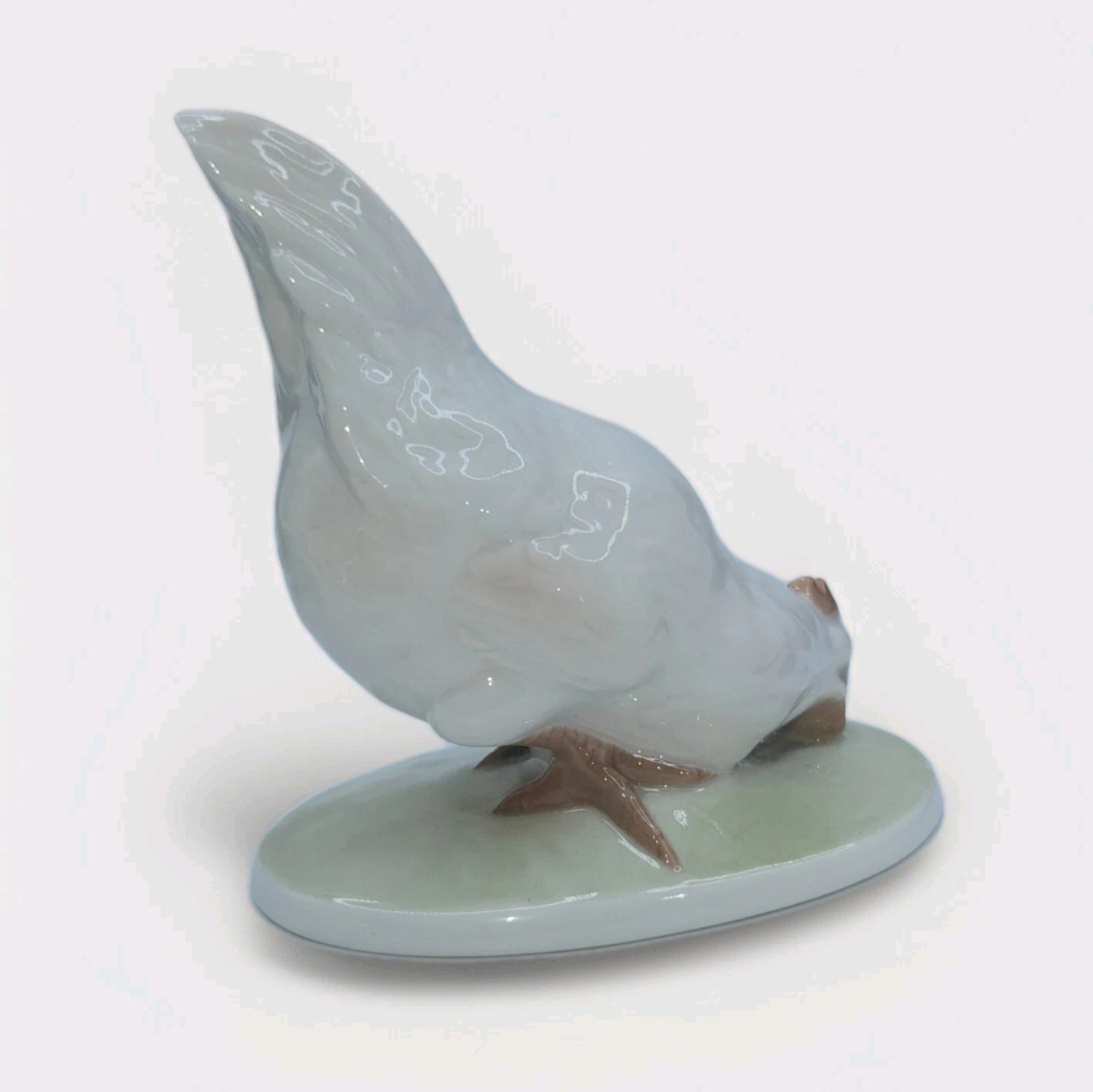 1924 Rosenthal Selb Bavaria • M.938 • Rare Hen Chicken Pecking Figurine 4″L •EUC