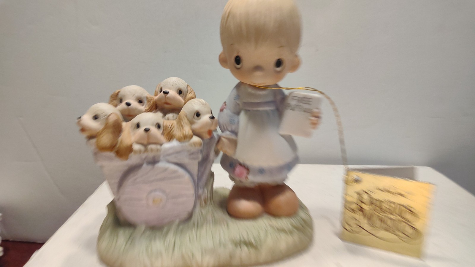 1977 Precious Moments God Loveth A Cheerful Giver – Free Puppies