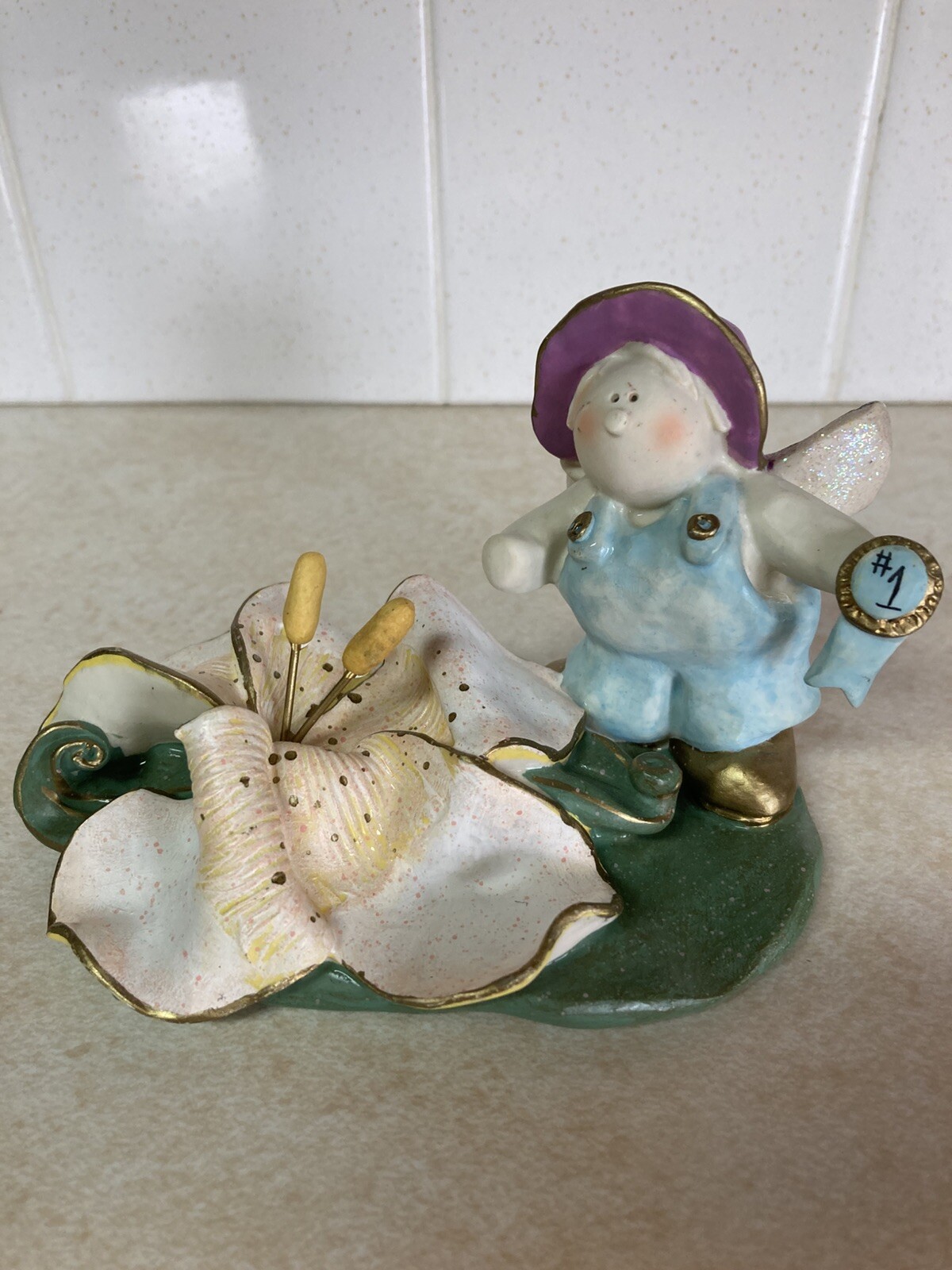 1997 Sprinkles Nancye Williams Angel “I New You Could Do It” 3.25 in T x 4.75 L