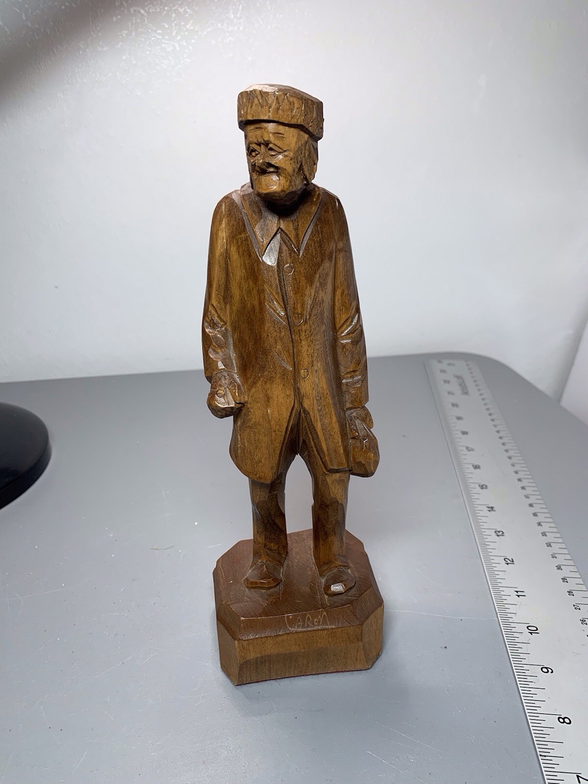 Sculpture Caron Canadian Folklore Sculpture Created And Carved By Robert Jean