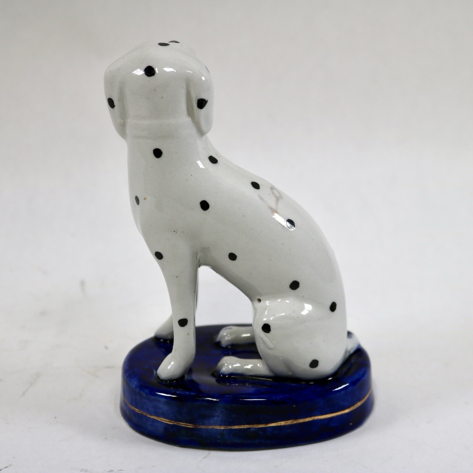Early 20th Century William Kent Staffordshire Dalmatian Right Facing UK 4.75″ T