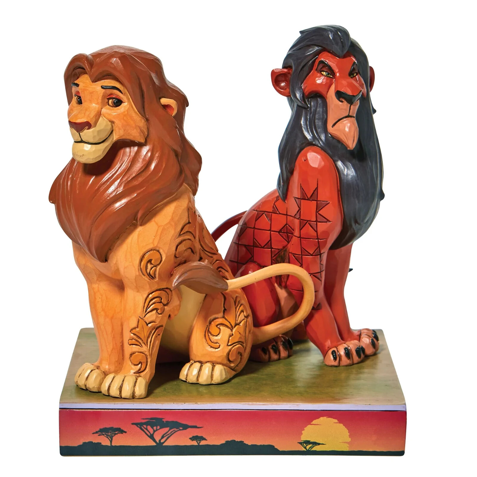 Jim Shore Disney SIMBA AND SCAR FIGURINE-PROUD AND PETULANT 6010093 Lion King