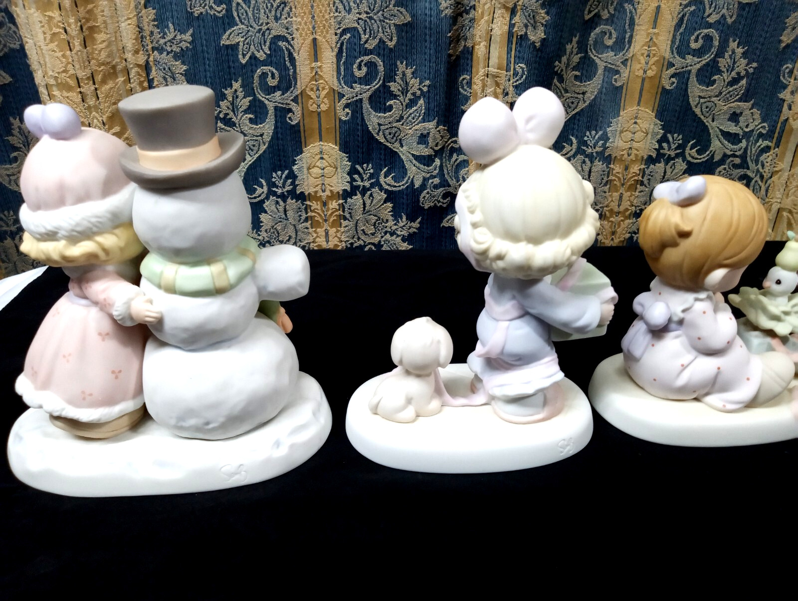 Precious Moments Various Styles/Years Figurines Mixed Lot Of 5 Total W/Box