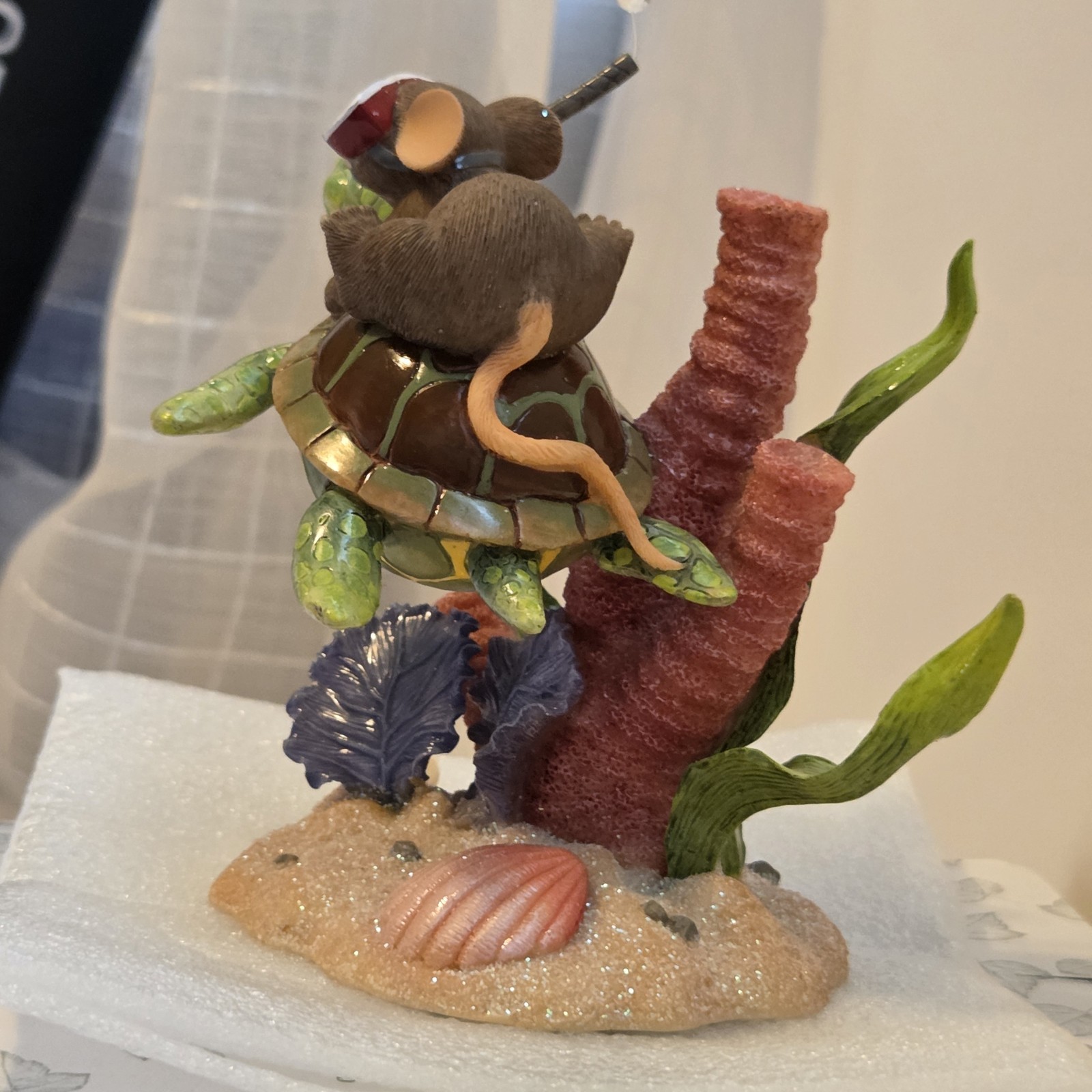 Charming Tails Riding The Tide Of Friendship 89/262 Mouse Turtle Boxed