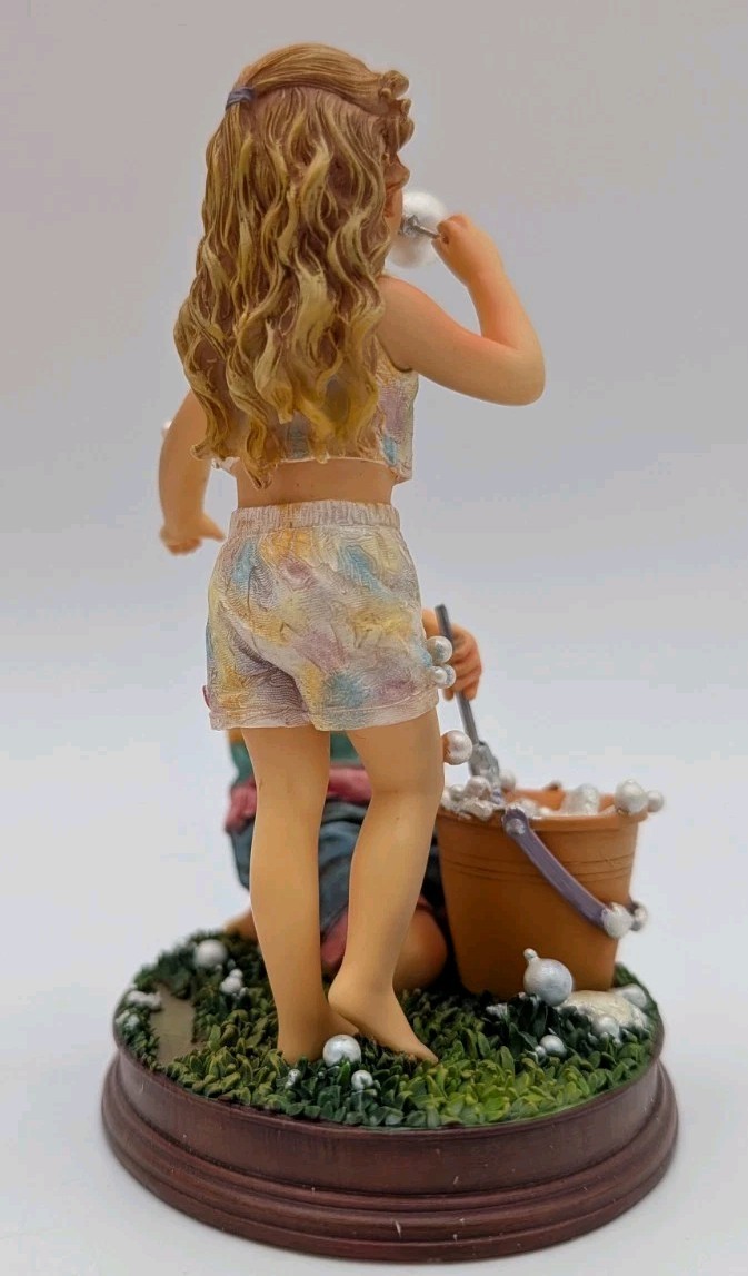 DEMDACO Mama Says… Make Memories “Bubble Trouble” Collectible Figurine 2005 Box