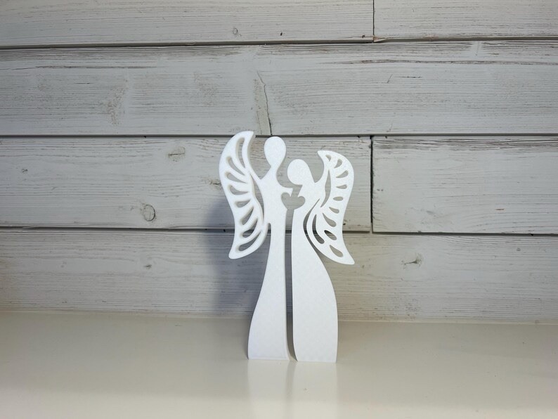 Minimalist Angel Figurine – Modern Angel Statue, Guardian Angel Sculpture