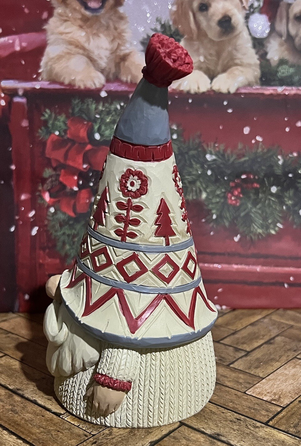 Jim Shore Sweater Weather Nordic Noel Gnome Heartwood Creek Figure w Box 6012952