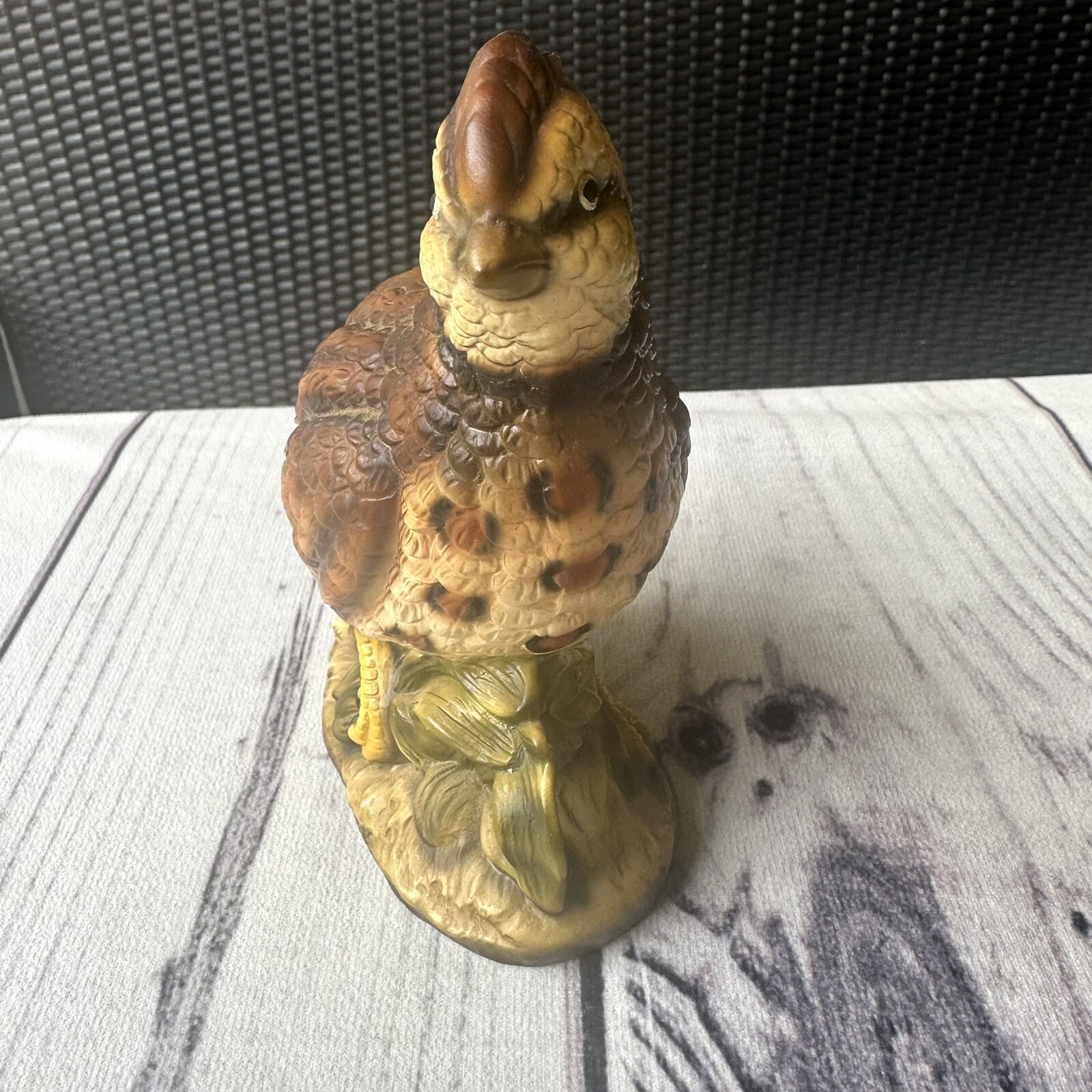 Vintage UCGC Pheasant Figurine 6 1/2″ Outdoor Woodland Decor