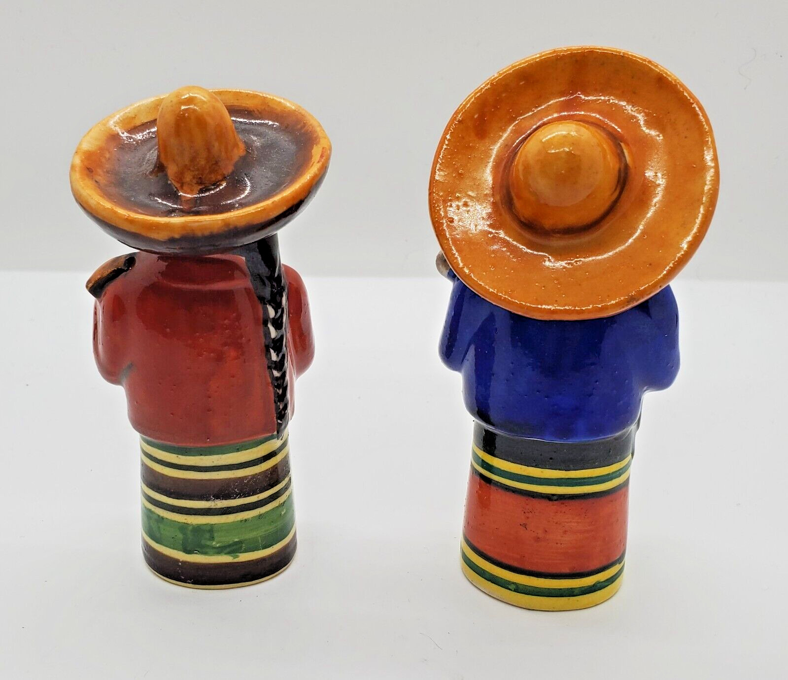 Lot of 2 Women Playing Lute + Guitar Figurines Occupied Japan EL Musicians