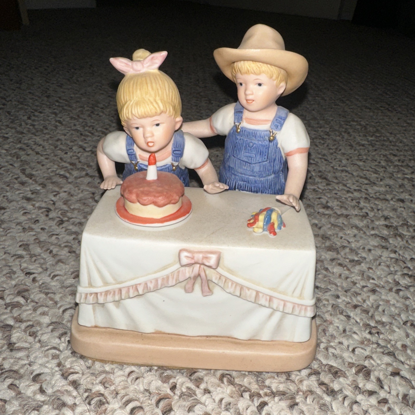 VTG Homco Demin Days # 1520 Debbie Happy Birthday