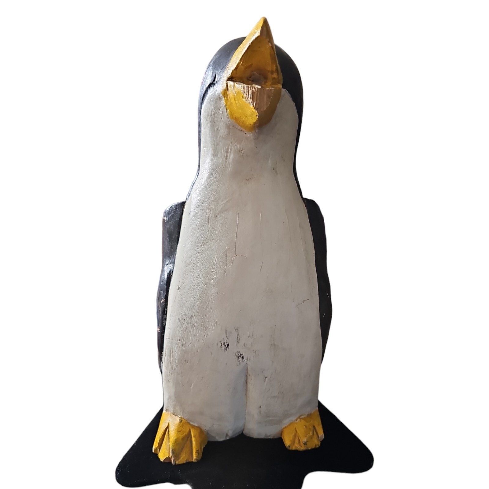 Penguin Wood Carving 14.5” Frank Buck San Diego Zoological Society Early 1900’s