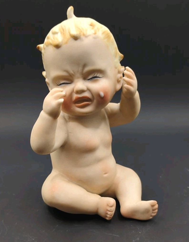 Porcelain Bisque Piano Babies Lot of 9 Some Marked Ardalt KW Etc Various Styles