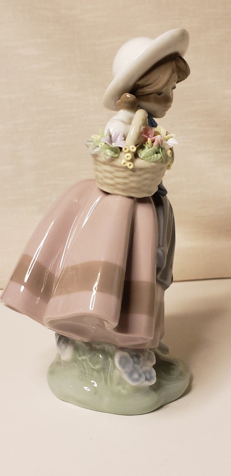 Lladro Figurines. Girls with Flowers. 3 in all. Ref.#’s 5221,5222,5223. 3-Boxes