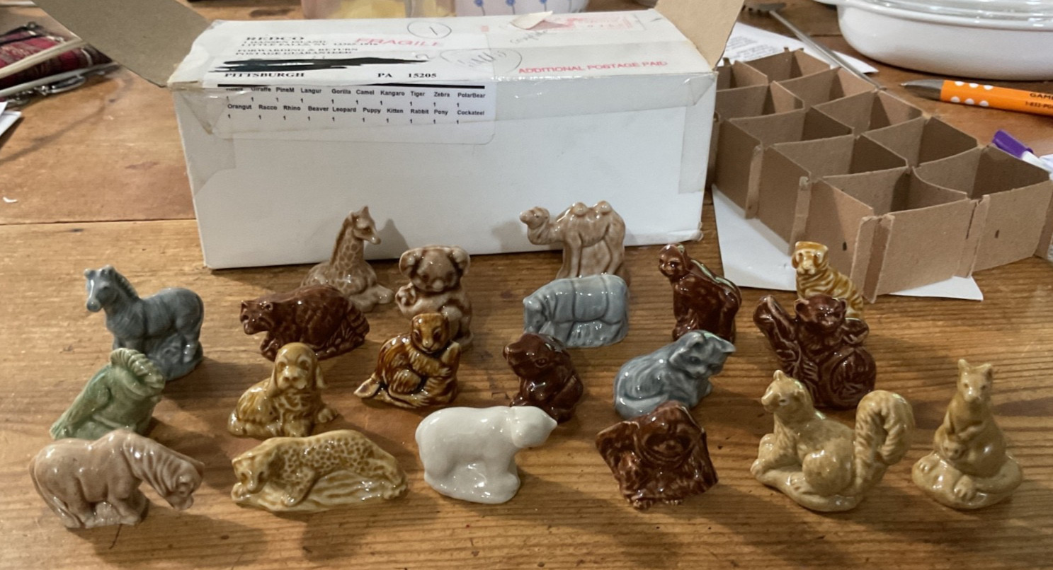 RED ROSE TEA FIGURINES – AMERICAN SERIES #2 – COMPLETE SET 20 – WADE – ENGLAND