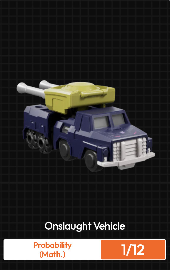Blokees Transformers Defender Version 05 Mini Model Kit Onslaught Vehicle 1/12