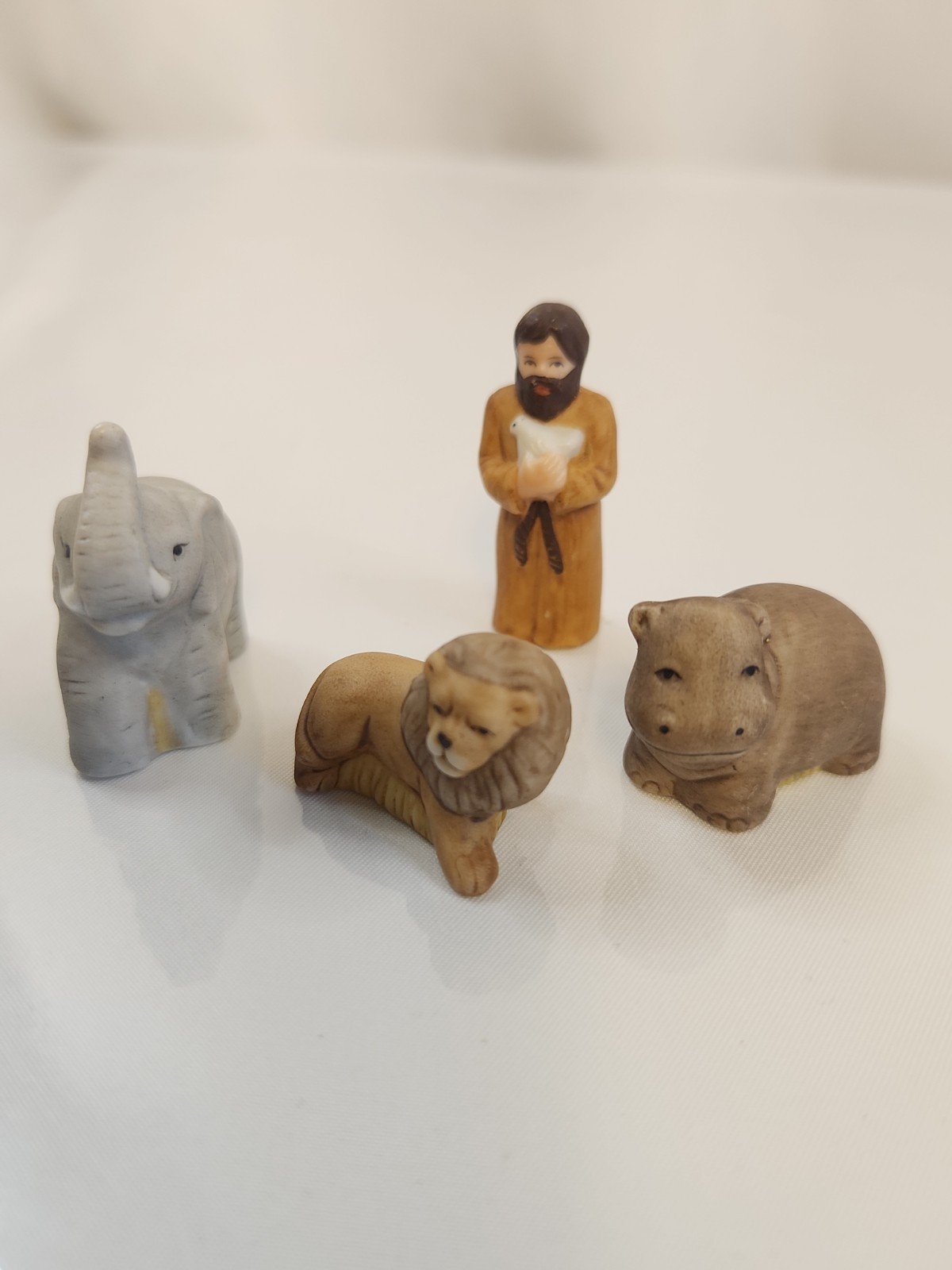 VTG Noah’s Ark Mini Figures, Homco, Made In Sri Lanka