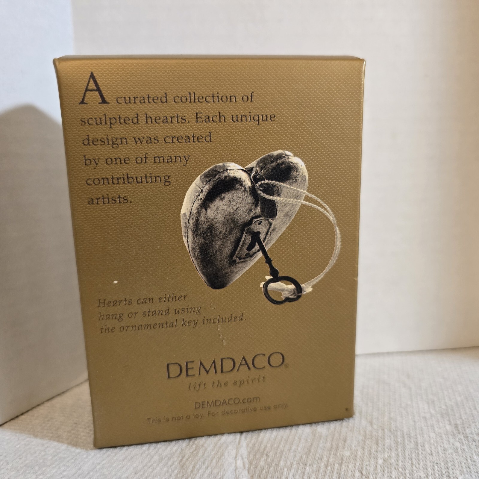 Demdaco “Joy” Christmas Art Heart, Cardinal,Christmas, New