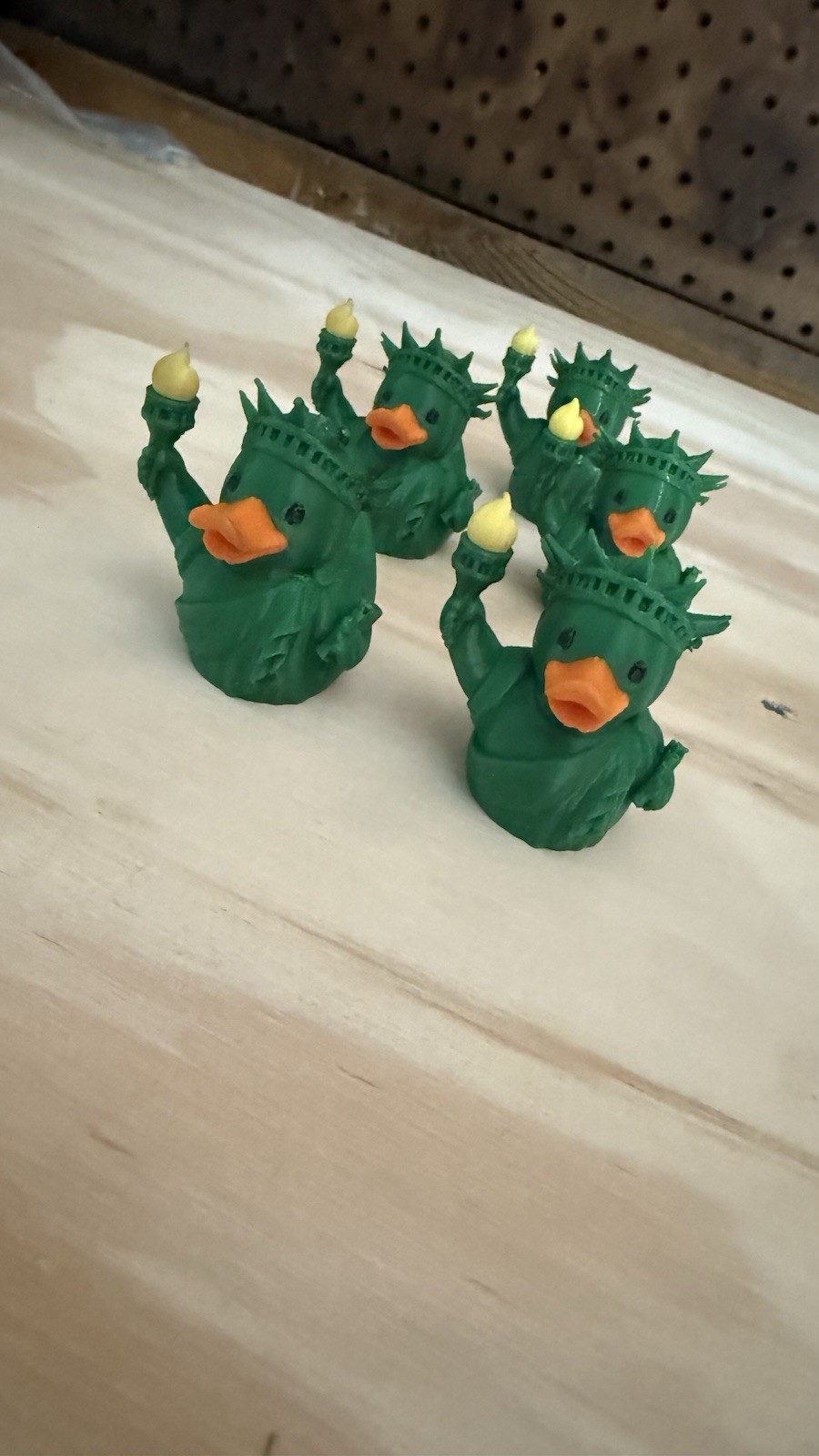 Liberty Duck™ – 3D Printed Statue of Liberty Duck | 4th of July Decor Gift USA