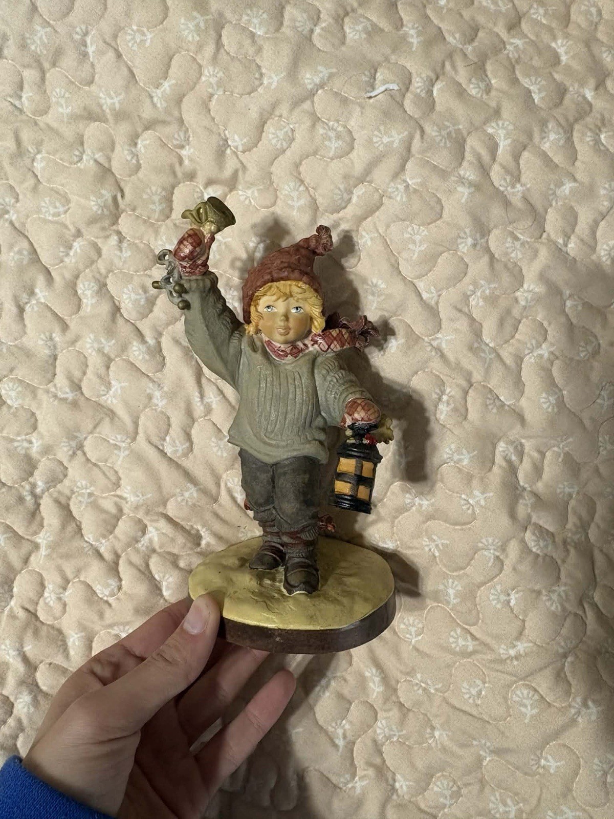 Dolfi Autom #41 Figurine – Greetings – Boy Ringing Bell