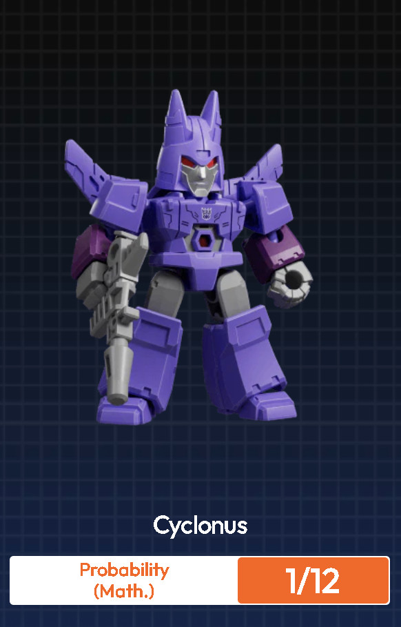 Blokees Transformers Defender Version 05 Mini Model Kit Cyclonus 1/12