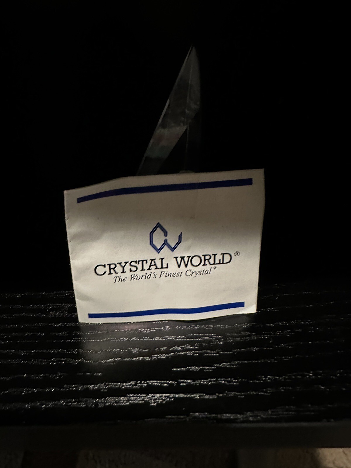 Crystal World Sailboat 3.25 inches Tall