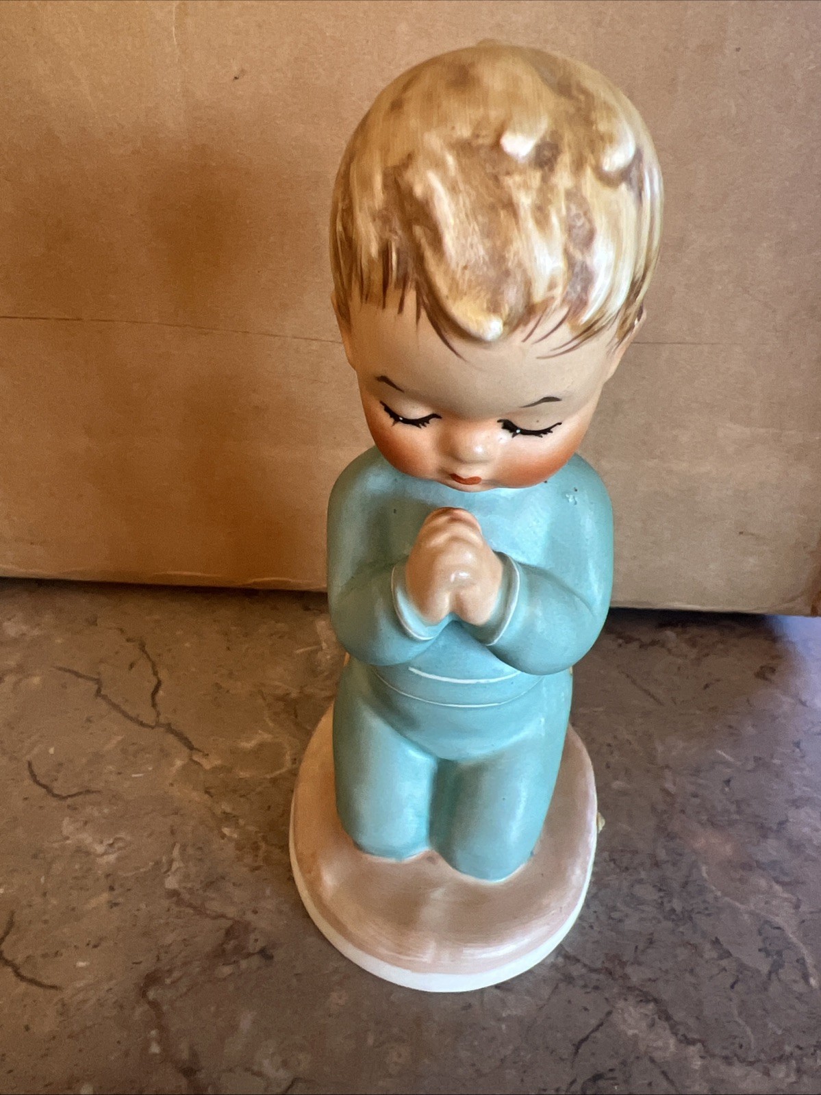 Vintage Goebel Praying Boy/ Girls Figures A Childs Prayer & Bless Us All