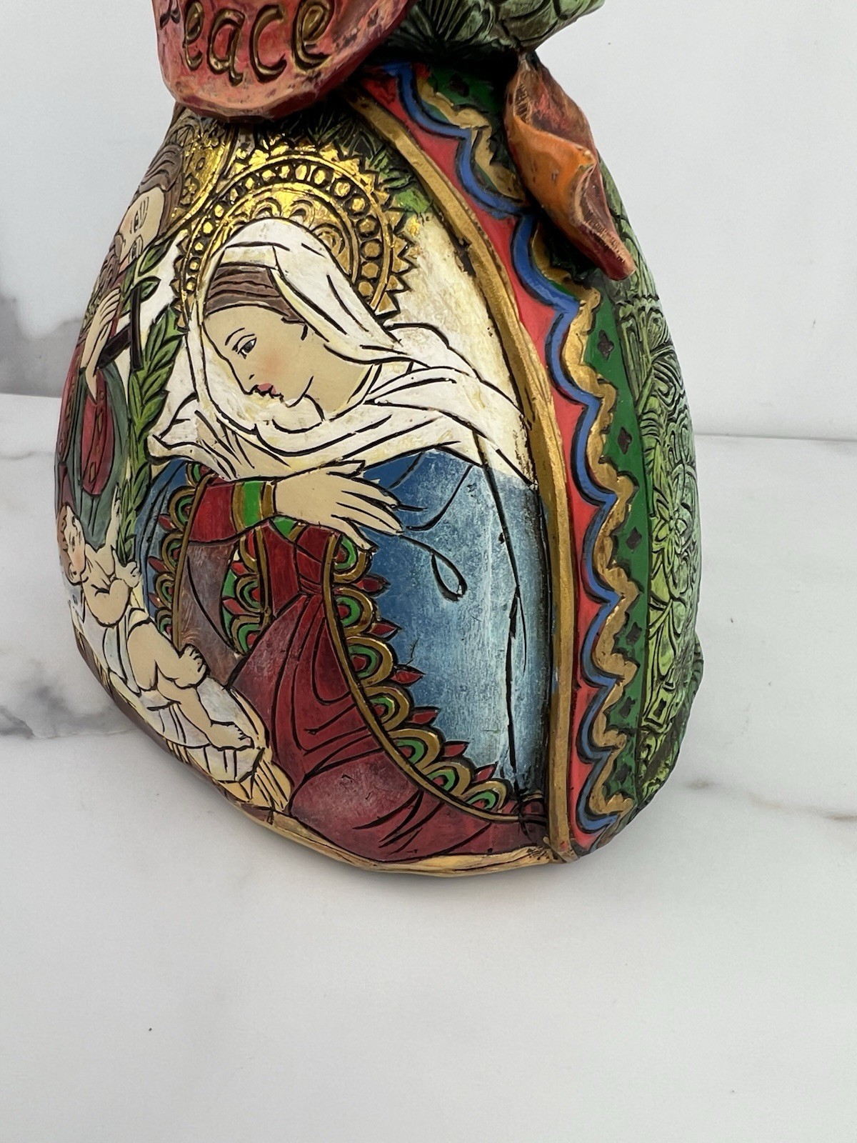 Angel “Peace” Nativity Scene Figurine 8.5” – Roman Inc. Vintage 2005