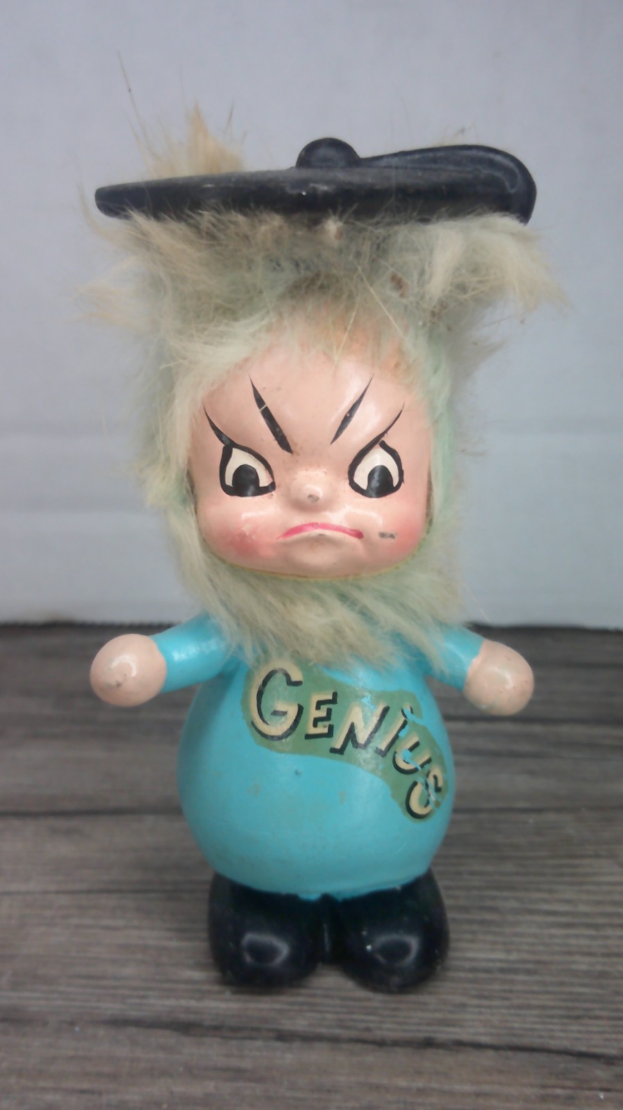 1970’s Genuis Berries box ceramic Graduate figurine by Josef originals Japan K