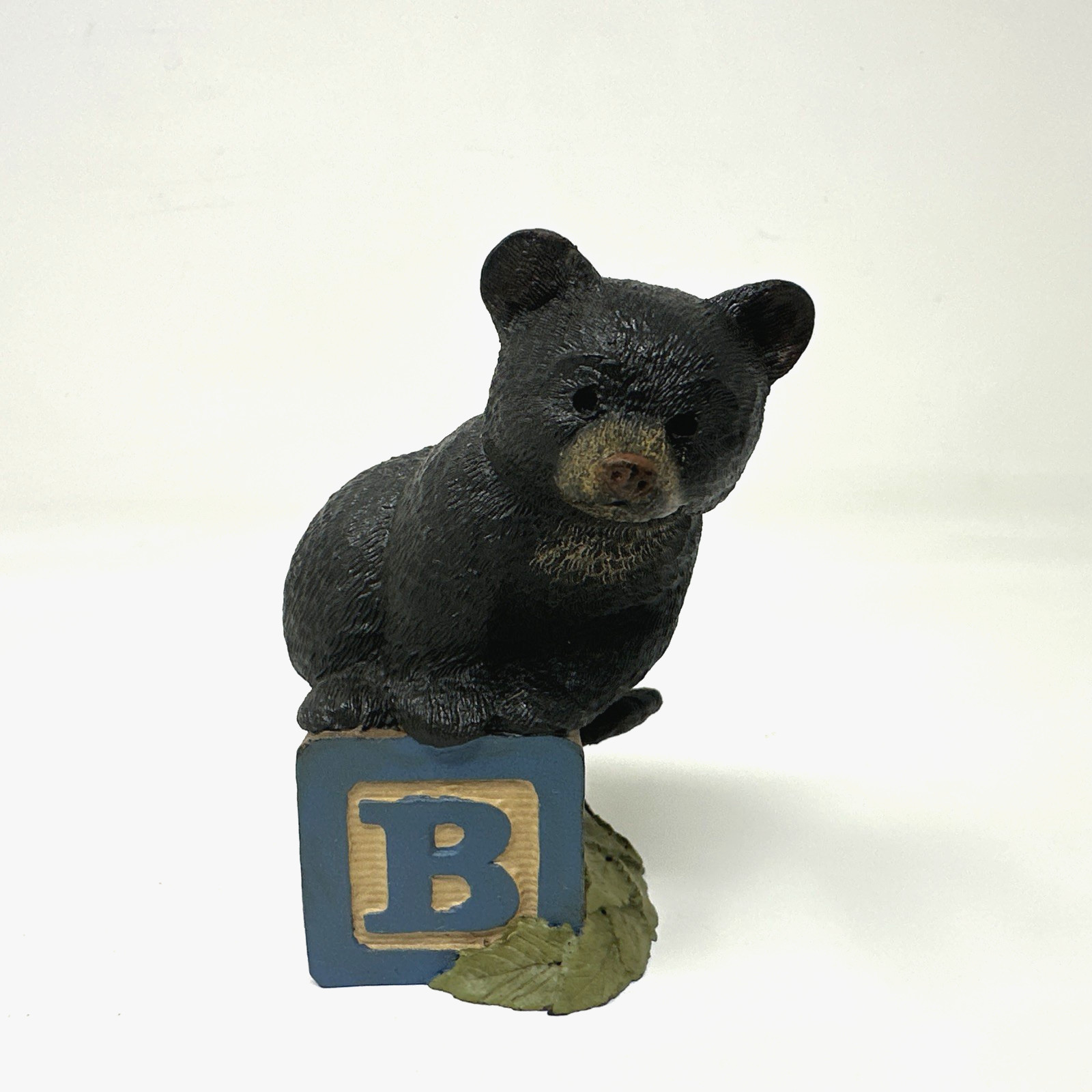 Tim Wolfe ALPHABET BLOCK B Bear Figurine Animal Cairn Studios #9070 Ed#22 1994