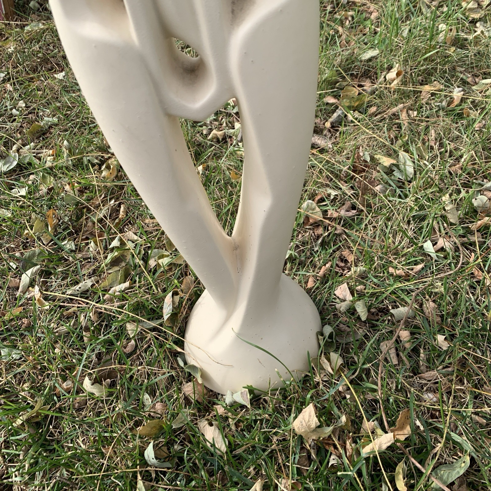 Royal Haeger 1990 Abstract Couple Sculpture 6034 Cream 20″ Modernist Art