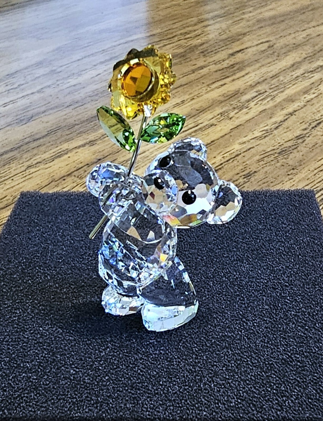 🌻 Swarovski Crystal 2006 “Especially for You” Kris Bear Figurine, Sunflower NIB