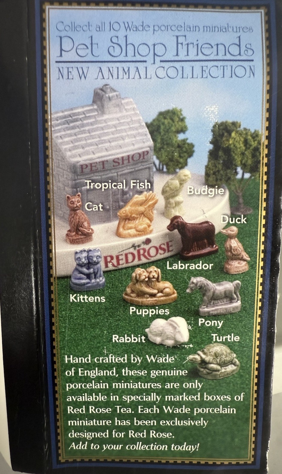 RRT Promo – “ Pet Shop Friends “ By Wade Of England – Factory Sealed Mint Set !