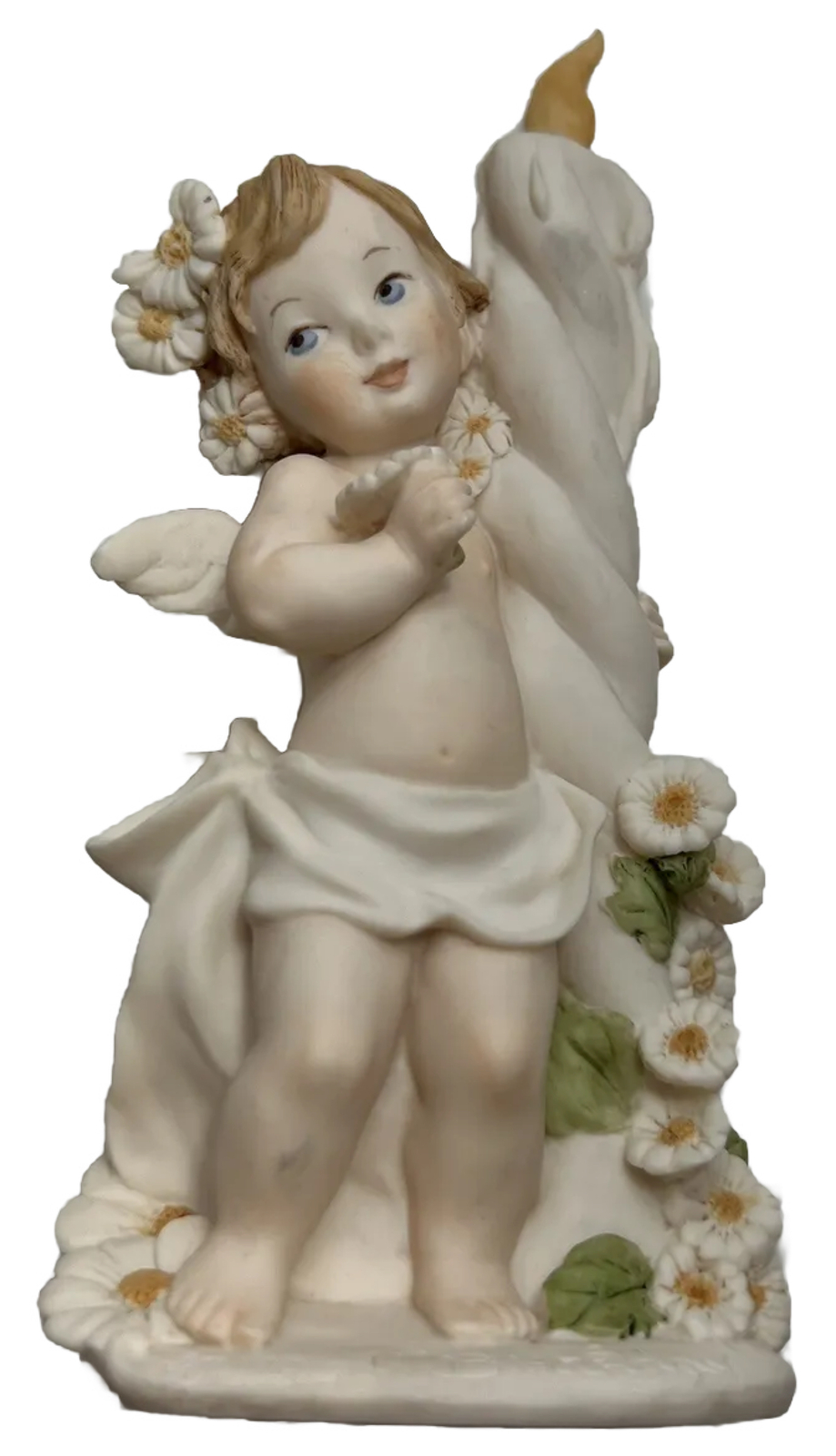Giuseppe Armani FLOWER BABIES ANGEL 1ST BIRTHDAY FIGURINE 2000 FLORENCE ITALY