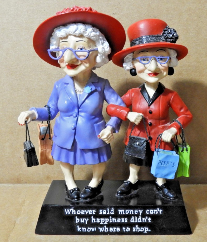 (WESTLAND) BIDDYS SHOPPERS 5″ FIGURINE #12801 2004EX!