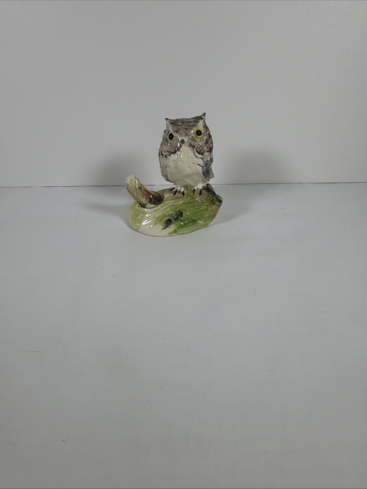 MOLLA Art Pottery Canada Woodland Creatures Owl Figurine
