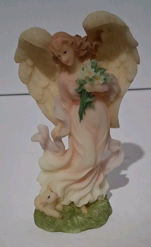 1999 Roman Inc. Seraphim Classics Faith The Easter Angel #81660 No Box 4.5″ High