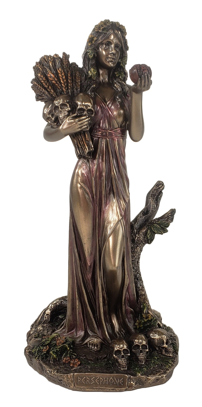 10″ Persephone Greek Mythology Goddess of the Underworld Bronze Finish Statue
